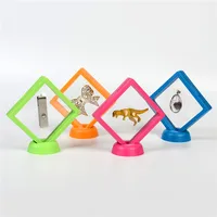 

Multicolor Packaging Box 7*7cm For Making Up The Balance Of The Transparent Jewelry Display Box Suspended Floating Holder