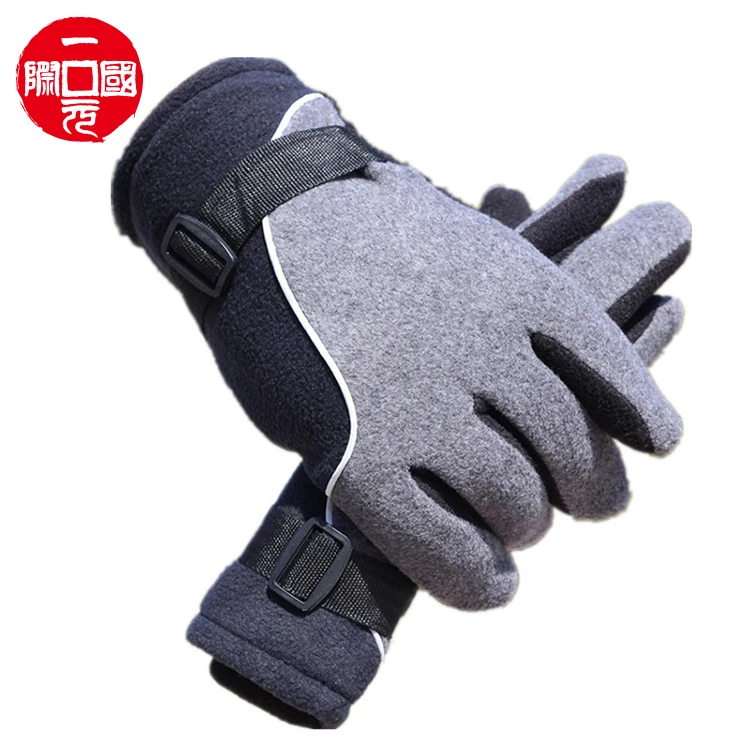 

High Quality Custom Men Real Deer Skin Winter Car Driving Leather Gloves