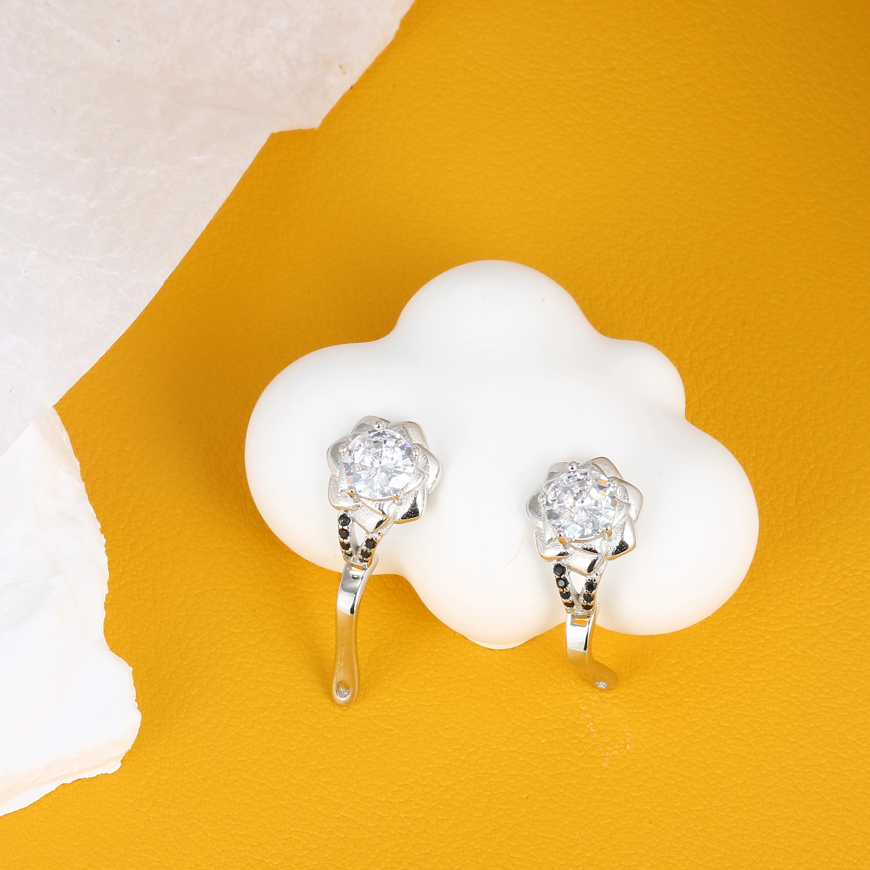

New fashion women's 925 sterling silver earring for Christmas gift festival jewelry gift, Silver/gold/rose gold