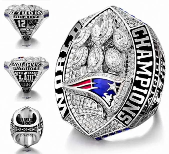 England Patriots Bowl Li 2018-2019 Ring 