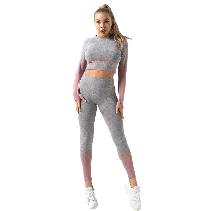 

Tracksuits For Women Two Piece Set Outfits Sports Fitness One Shoulder Top Leggings Matching Sets Fashion 2 Pcs, Picture shows