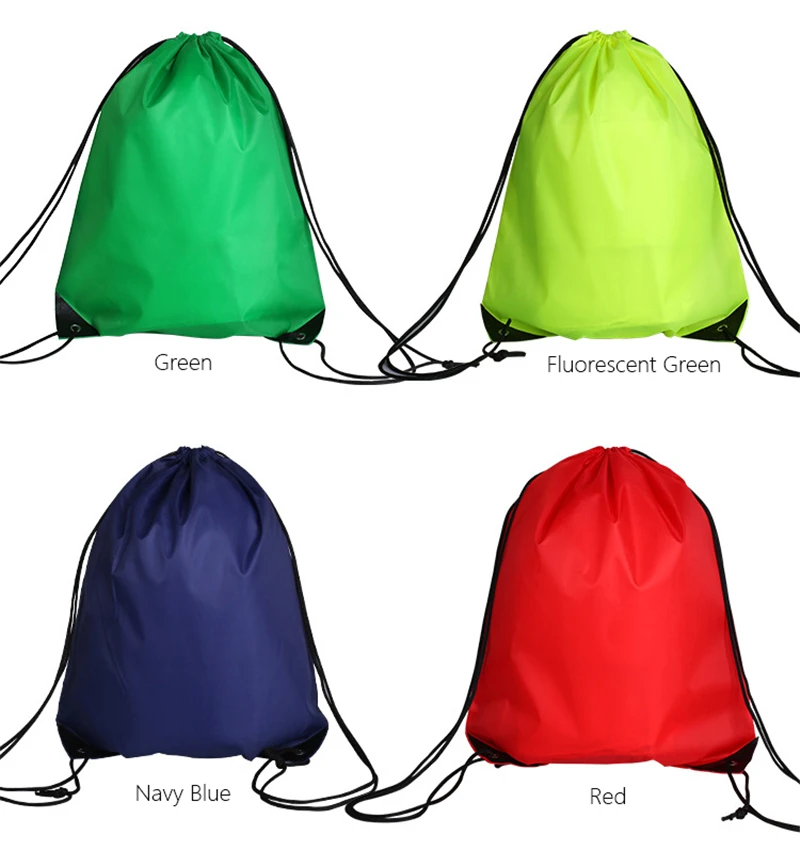 Factory Wholesale Low Price 210d Polyester Drawstring Backpack Bag ...