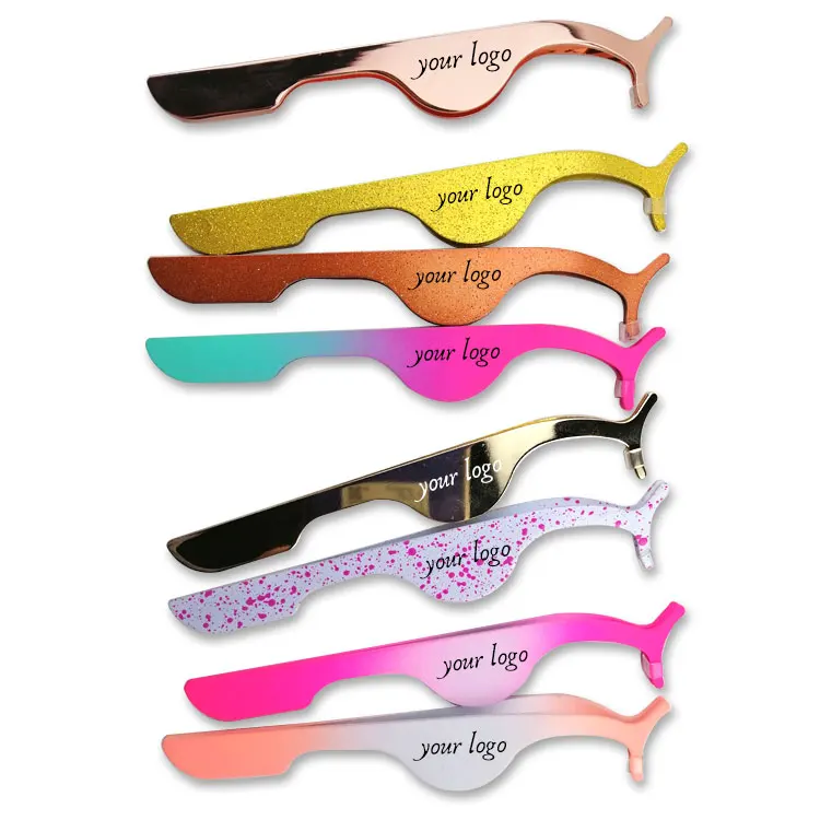 

Can make custom logo different colors eyelash tweezers lash applicators for lashes, Customize