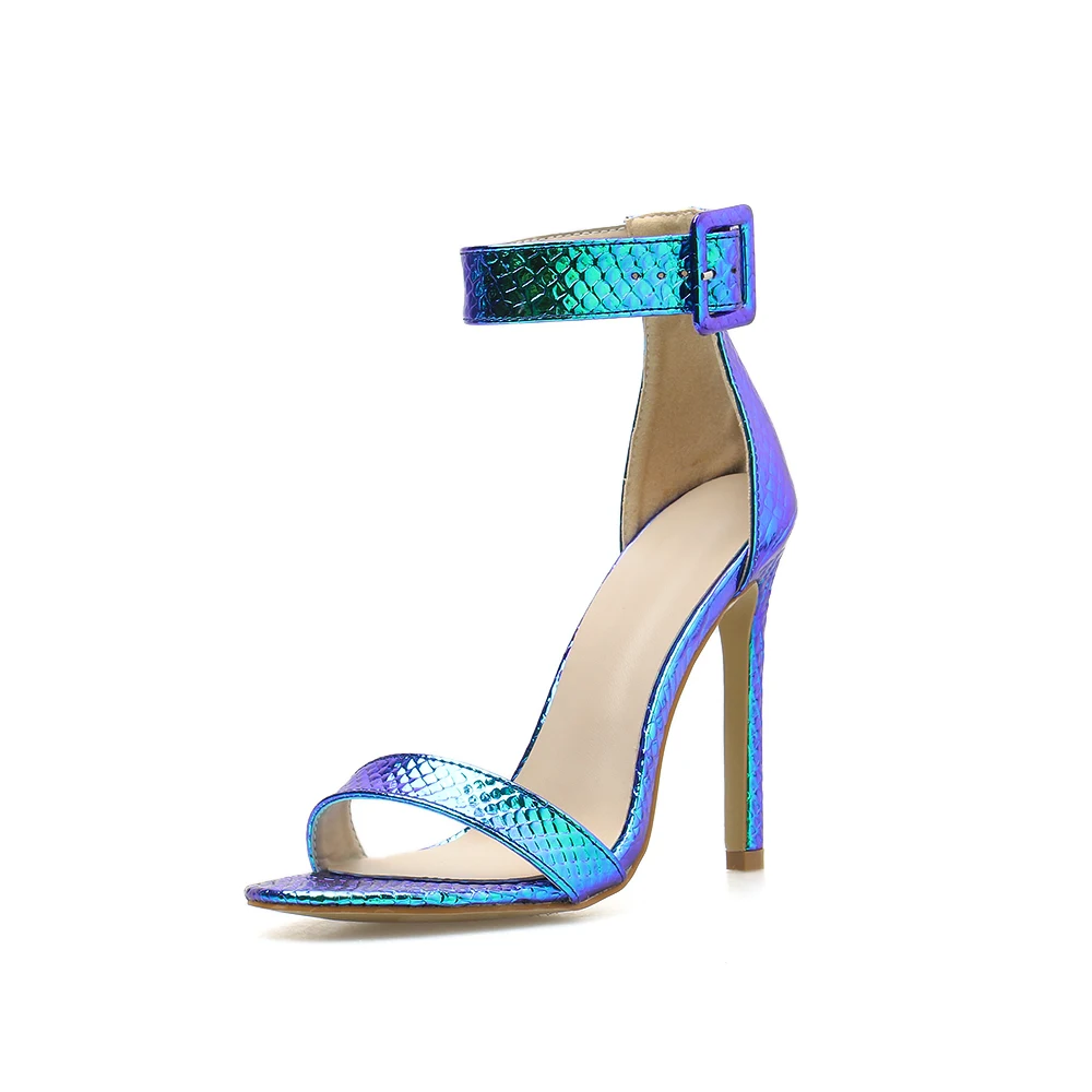

fashion simple band ladies heels ankle strap women sandals high heels