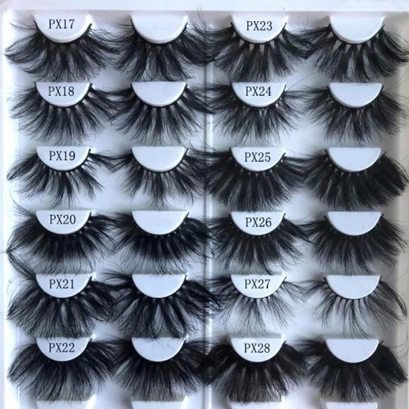 

25 Mm Mink Lashes Wholesale Vendor Wholesale Magnetic Eyelashes 3D Eyelashes