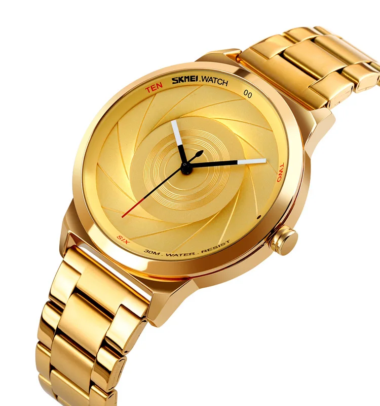 

Luxury Men quartz watch Stainless steel jam tangan Simple fashion business Male skmei reloj hombre, Optional as shown in figure