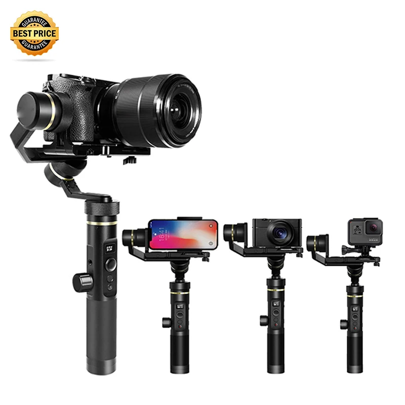 

Handheld Gimbal Stabilizer For Mirrorless Camera GoPro Smart Phone Payload 800G, Balck