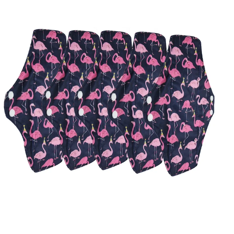 

Charcoal Bamboo Sanitary Towels Washable Reusable Mama Cloth Pads, Mix