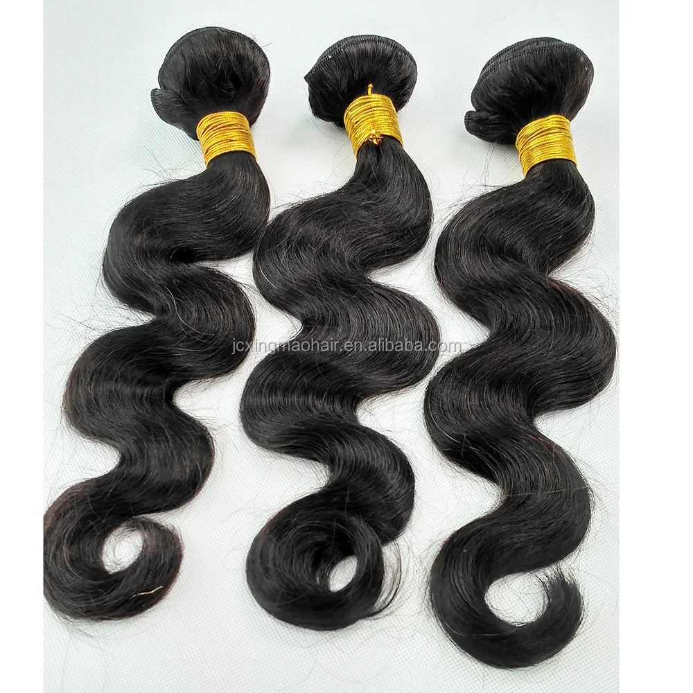 

XMH Factory Online Shopping Free Shipping 10A Grade Brazilian Hair Virgin Natural Color Body Wave Hair