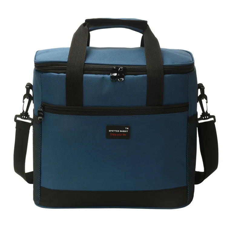 

single shoulder waterproof cooler bag insulated lunch backpack portable picnic bag