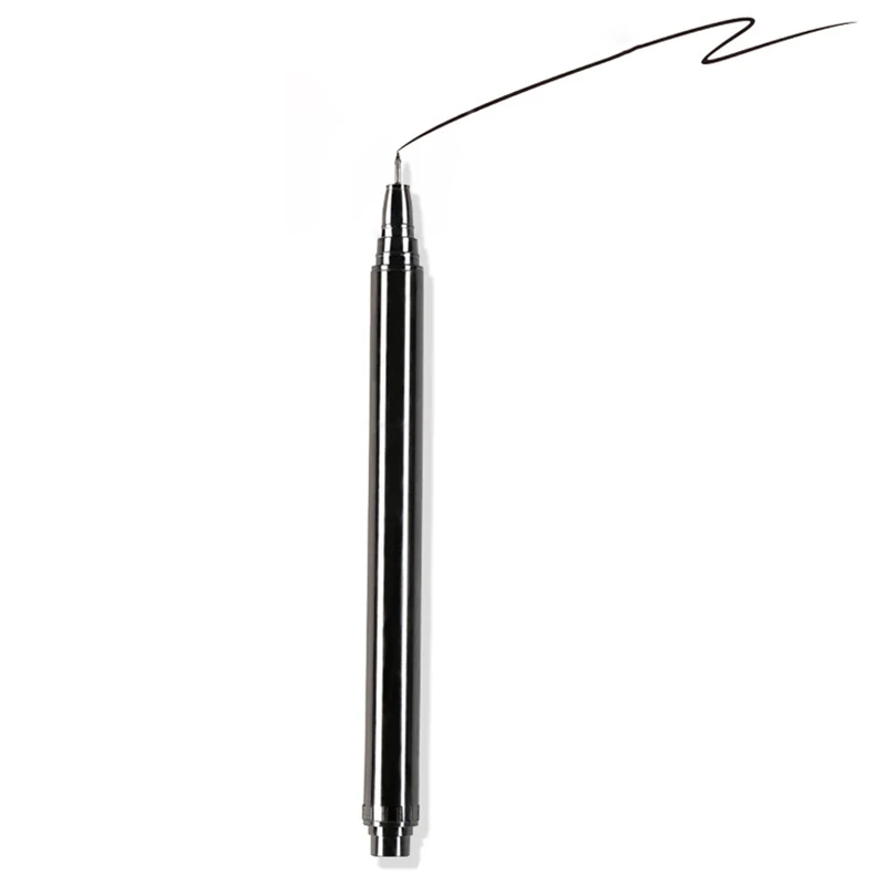 

1pcs Waterproof Nail Art Graffiti Pen Black Painting Drawing Thin Line UV Gel Polish Design Dot Painting Detailing Pen