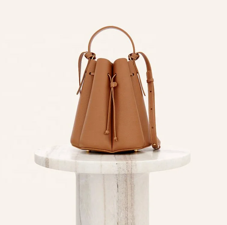 

2021 ins new arrival luxury handbags purses numero huit messenger shoulder crossbody petal sacs a main woman leather bucket bag, Customizable