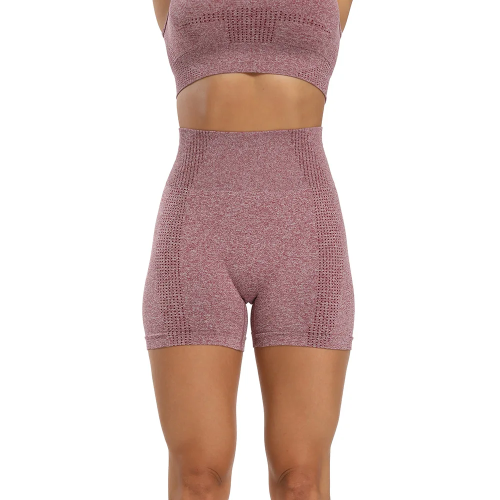 

Women's New Seamless High Waist Yoga Bottoming Shorts Outdoor Running Sports Fitness Training Sportswear, 6 color