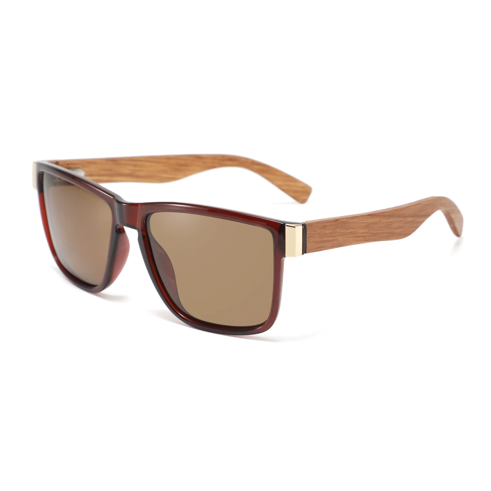 

Fashion Wood Temple Bamboo Sunglasses Wooden lentes gafas de sol Wholesale polarized Sun glasses