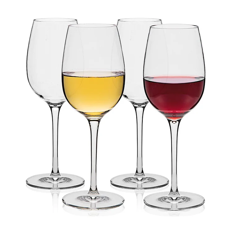 

eco-friendly unbreakable clear transparent color food grade tritan copolyester plastic goblet wine glass, Clear transparent or custom