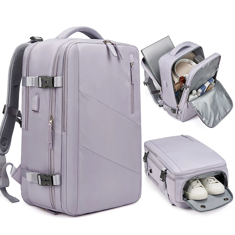 

factory hot sell wholesale nylon polyester usb smart shoe barn waterproof custom school backpacks laptop backpack bag