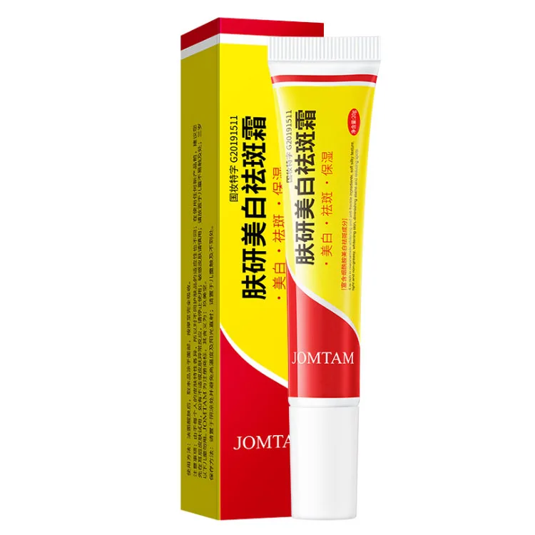 

JOMTOM Hot Selling Moisturizing Soothing freckle Removing Facial cream, White color