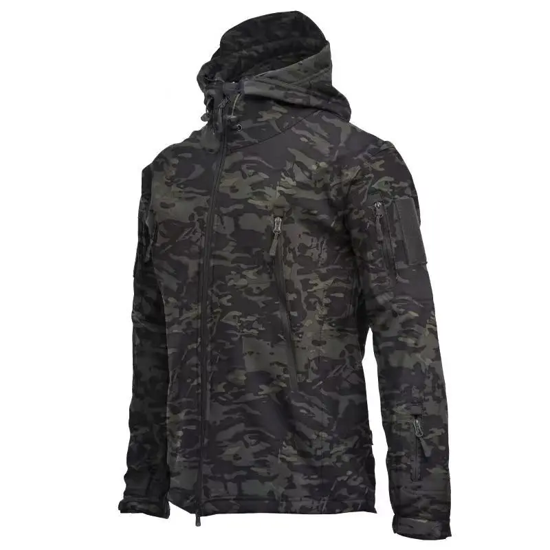 

Windproof Coat Waterproof Camouflage Winter Outdoor Men Softshell Jacket