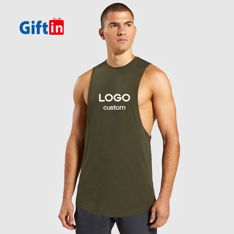 2025 Seamless Sleeveless Travel Vest Gym Basic Fitness Black Workout Stringer  Men's Knit Plus Size Men Tank Top