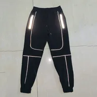 

Wholesale Harem Jogger Pants Men Streetwear Reflective Track Pant Mens Thin Sweatpants