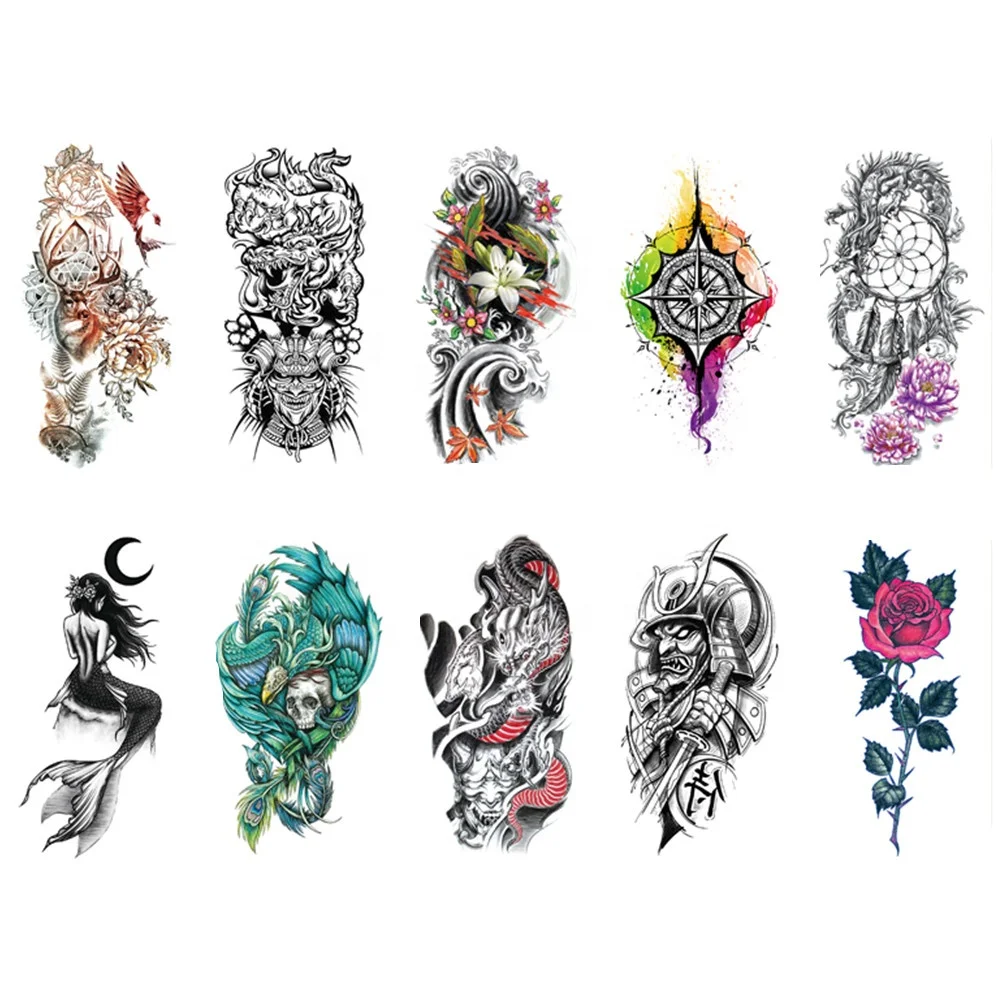 

Fast delivery in seven days good quality body waterproof tattoo sticker, Cmyk