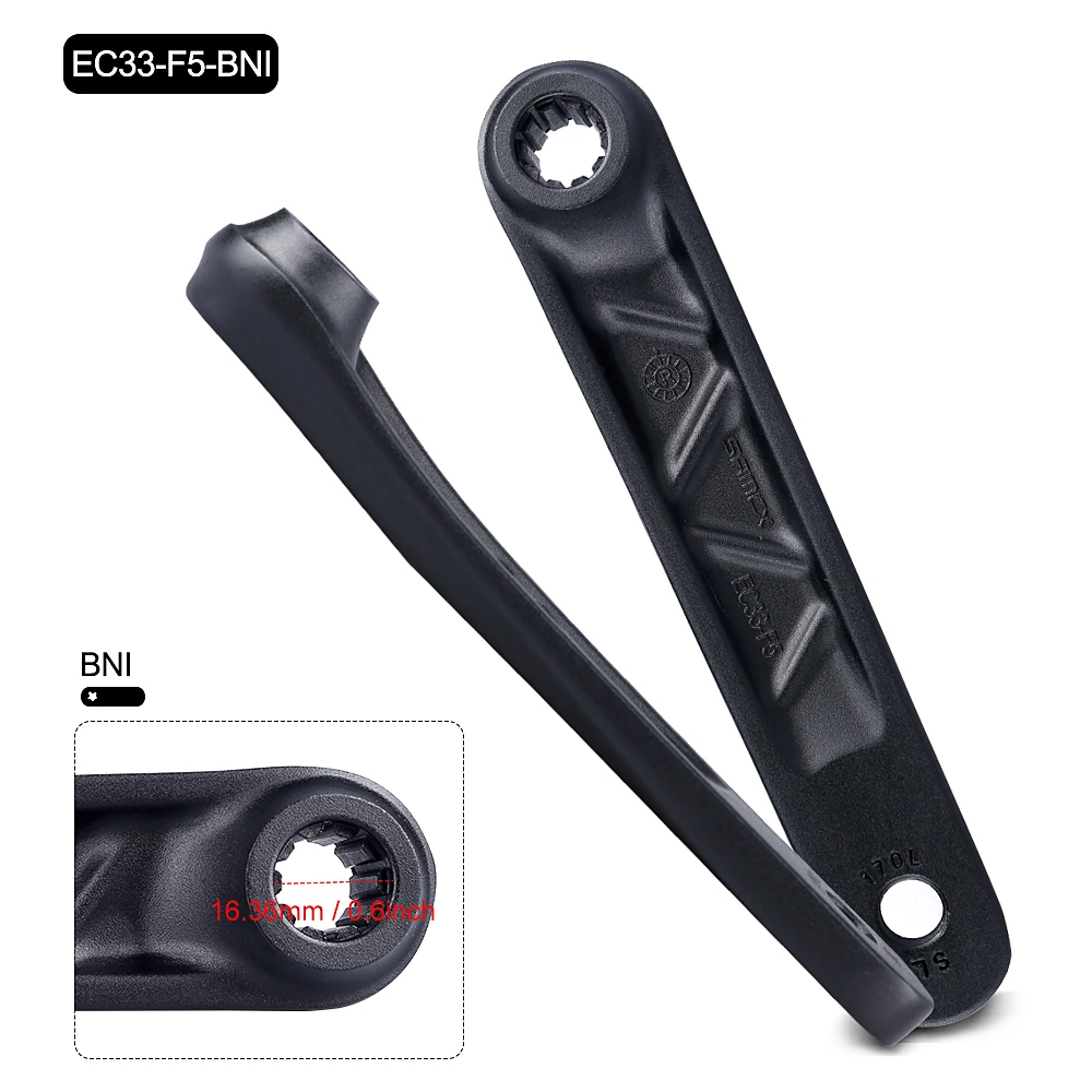 Bicycle Crank Set For Bafang Mid Drive Motor Kit Electric Bike Crank