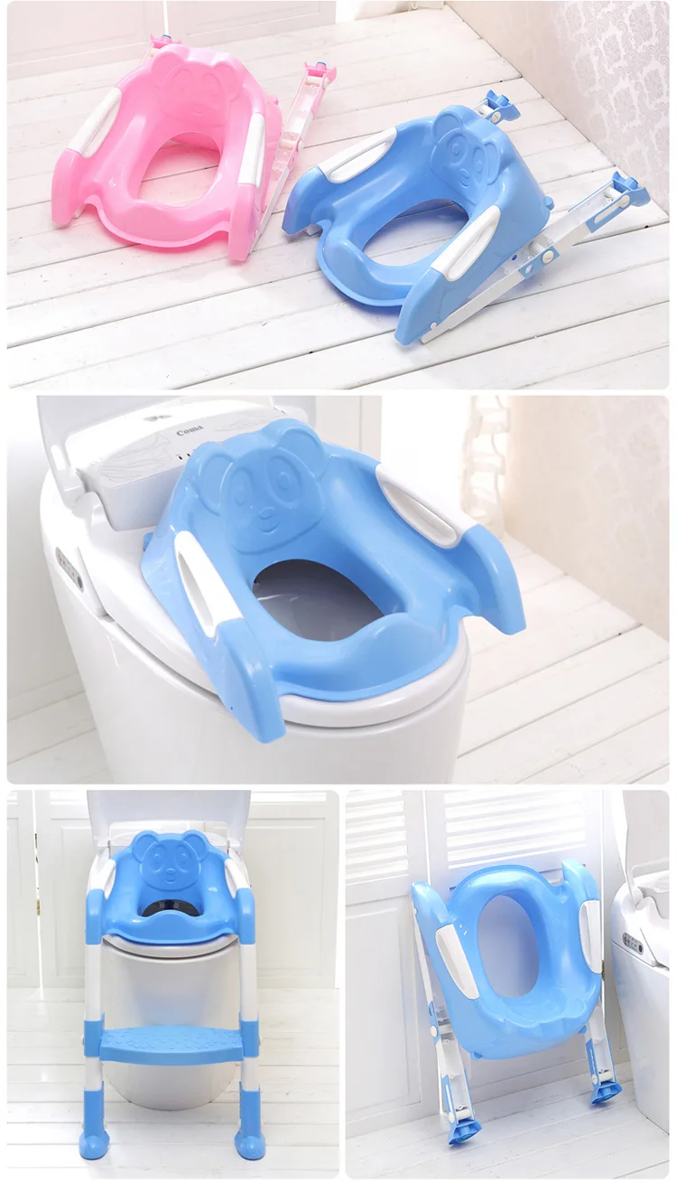 
Potty Training Toilet Seat with Step Stool Ladder for Kids Children Baby Toddler 