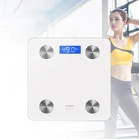 

LED Display Tuya app Connect Smart Body Health Weighing Scale with Leaone APP