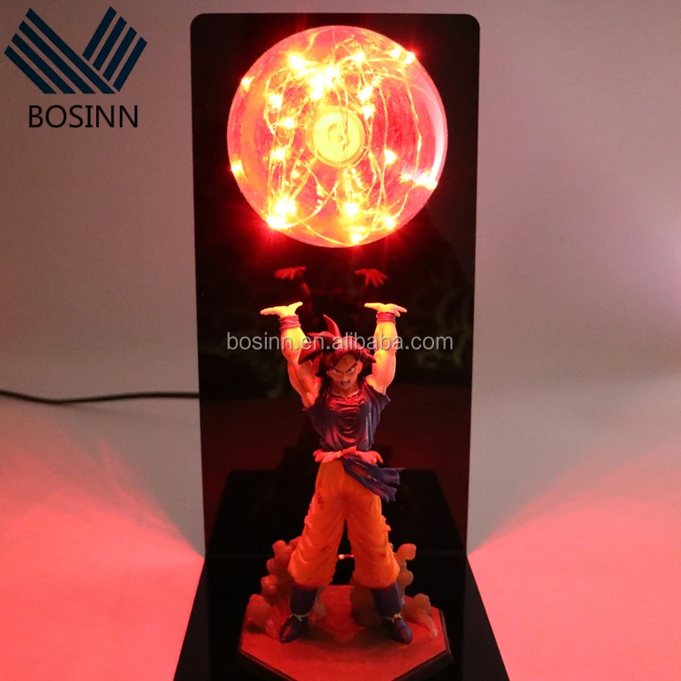New Dragon Ball Z GOKU Creative lamp Power Up Led Light Lamp Action Figure  Gift