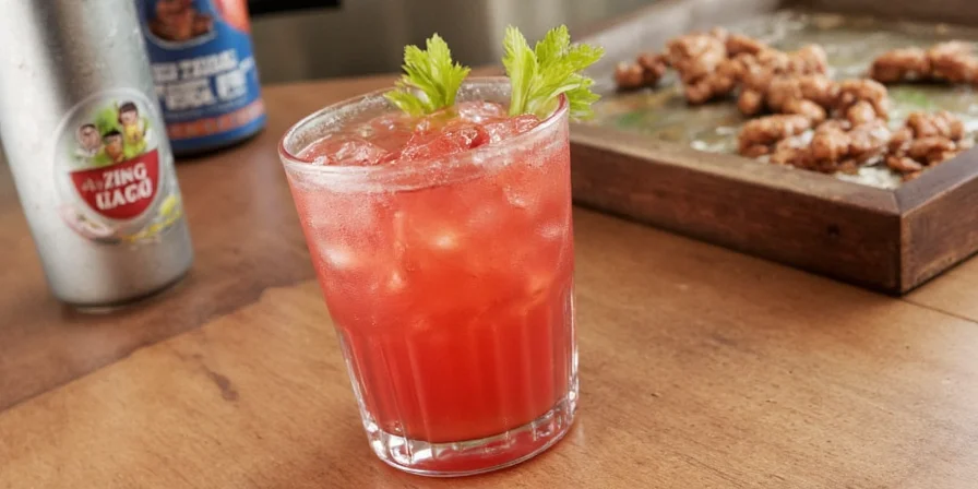 Smoked Paprika and Old Bay Michelada