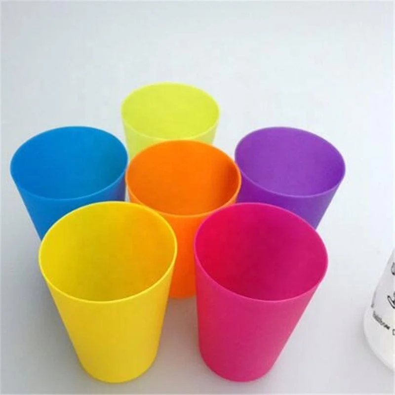 

New Arrive Plastic Multicolor Round Beer Cup, Orange/red/yellow/blue/purple/green