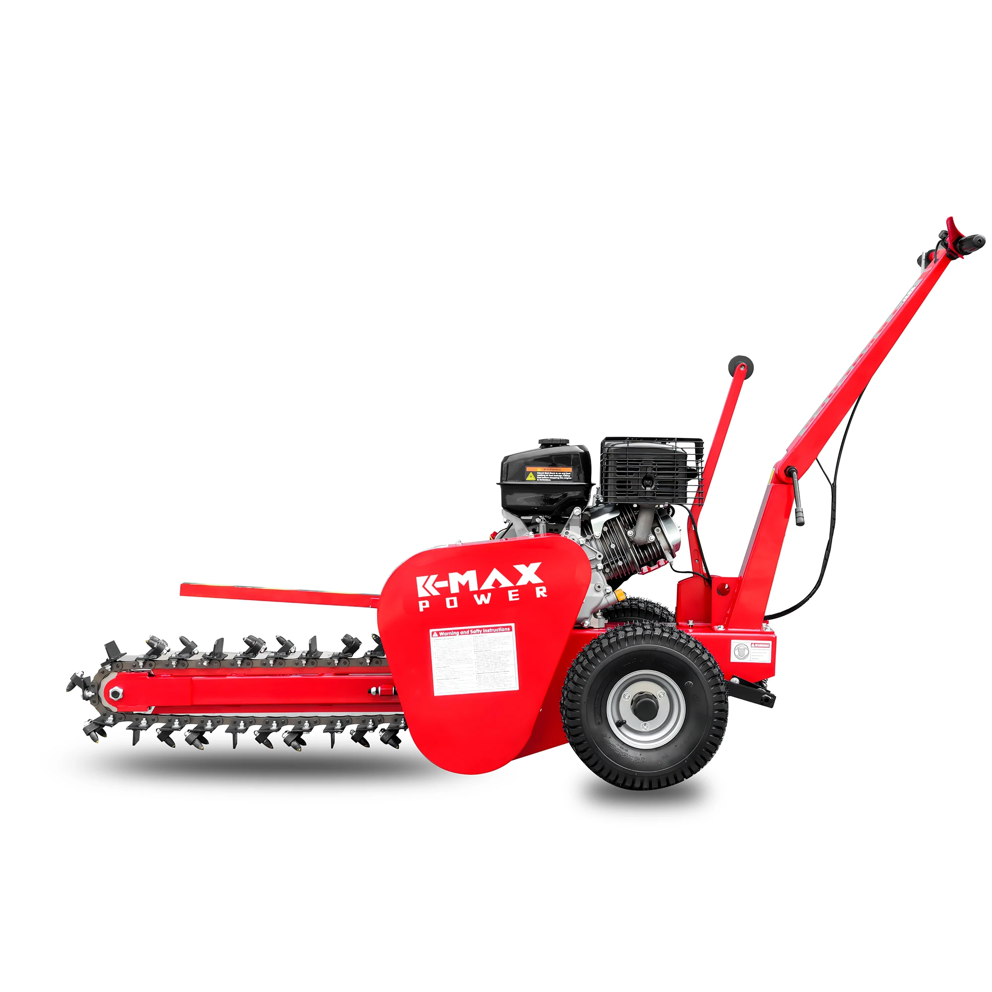 

K-maxpower TUV CE Certificate 15HP Max Depth 600mm Farm Trencher with Chain Saw Ditching Trenching Machine Trencher