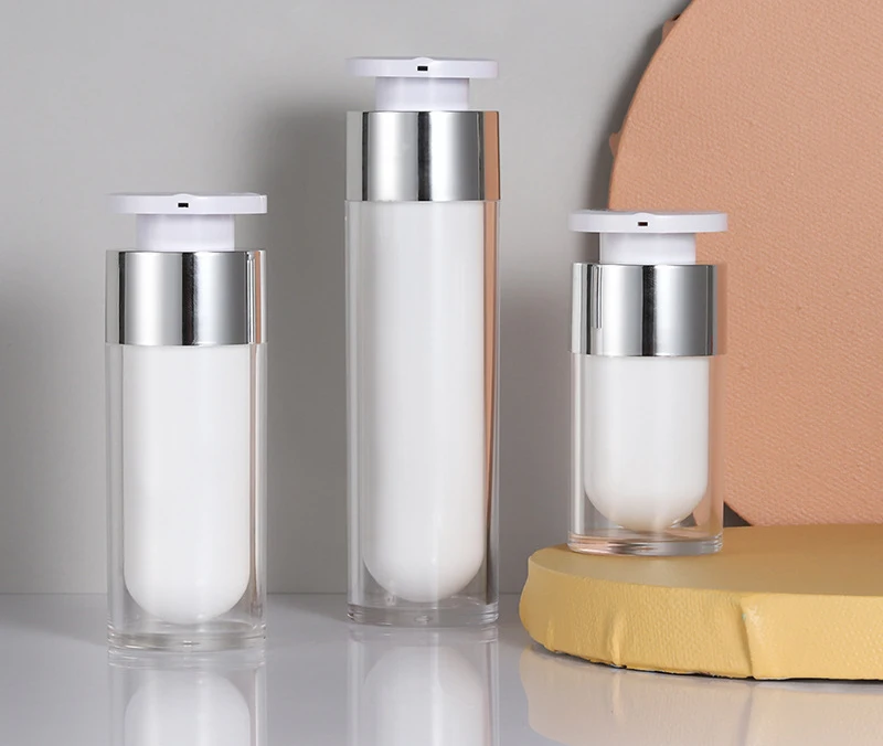 

Luxury cosmetic packaging 15ml 30ml 50ml serum pump spray airless bottle