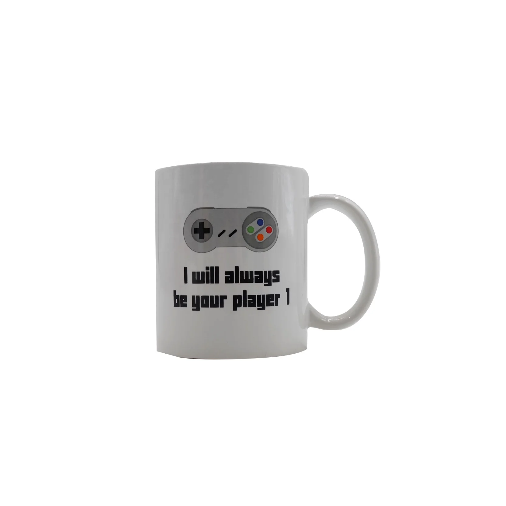 

11oz handle & inside color cups mugs ceramic for sublimation, Customized colors acceptable