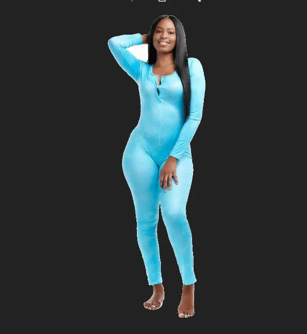 

FREE SAMPLE JHTH Printed Letter One Piece Jumpsuit Open Hips Bodycon Women's 2021 Spring Fashion Style Playsuit