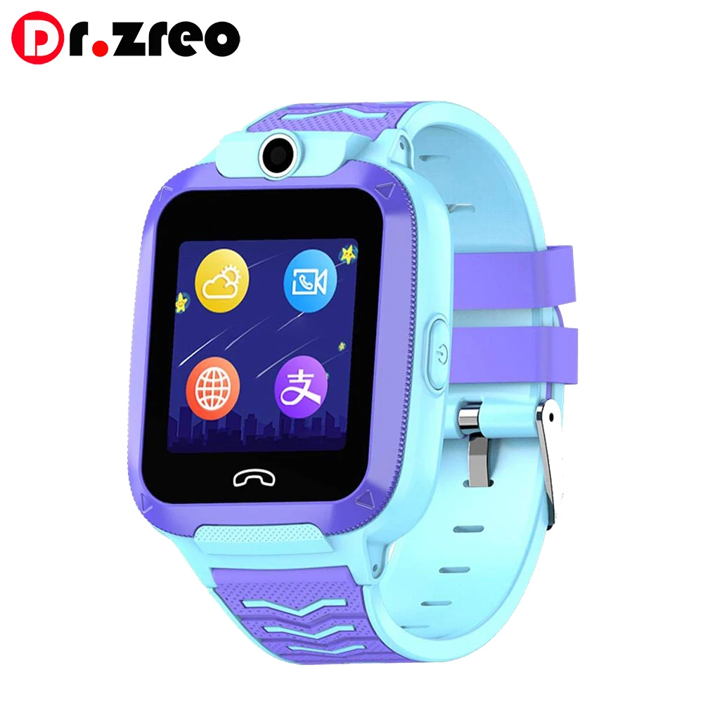 Kids Smart Watch Video Chat Alipay Remote Monitoring 4G Full Netcom/Waterproof/GPS Anti-Lost SOS Call Smart Phone Watch