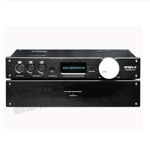 

GoldenWave AMBER II Amber 2 Headphone Amplifier Pure Class A Full Balanced Headphone Amplifier Fully Balanced Headset Driver