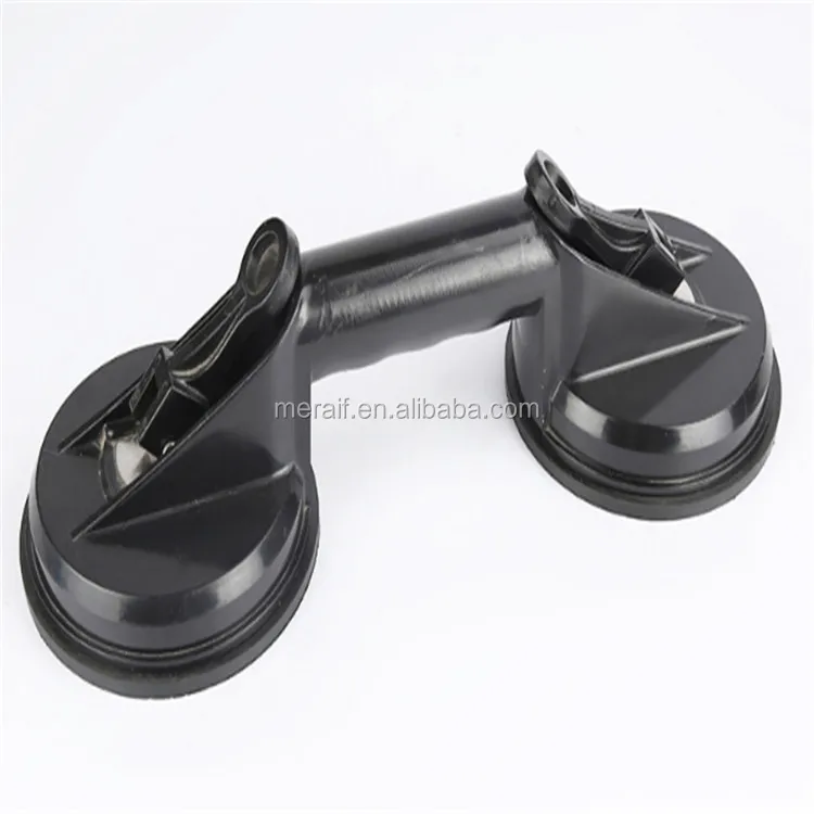 High quality double cup Rubber Sucker Vacuum glass suction lifter for stone