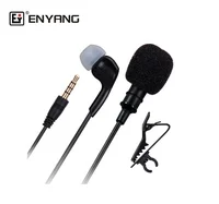 

ENYANG collar clip microphone lavalier lapel microphone with earphone microphone