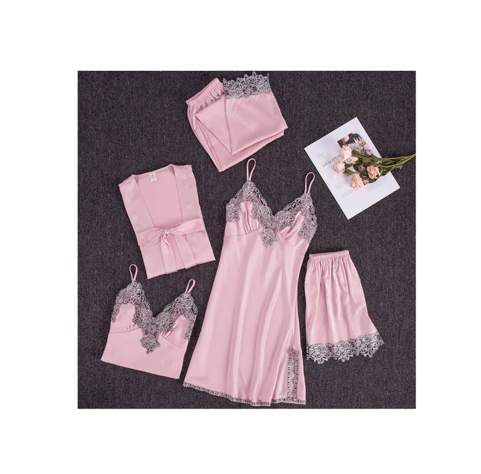 
Welcome To Check Price Sexy Ladies Satin Pajamas Set 