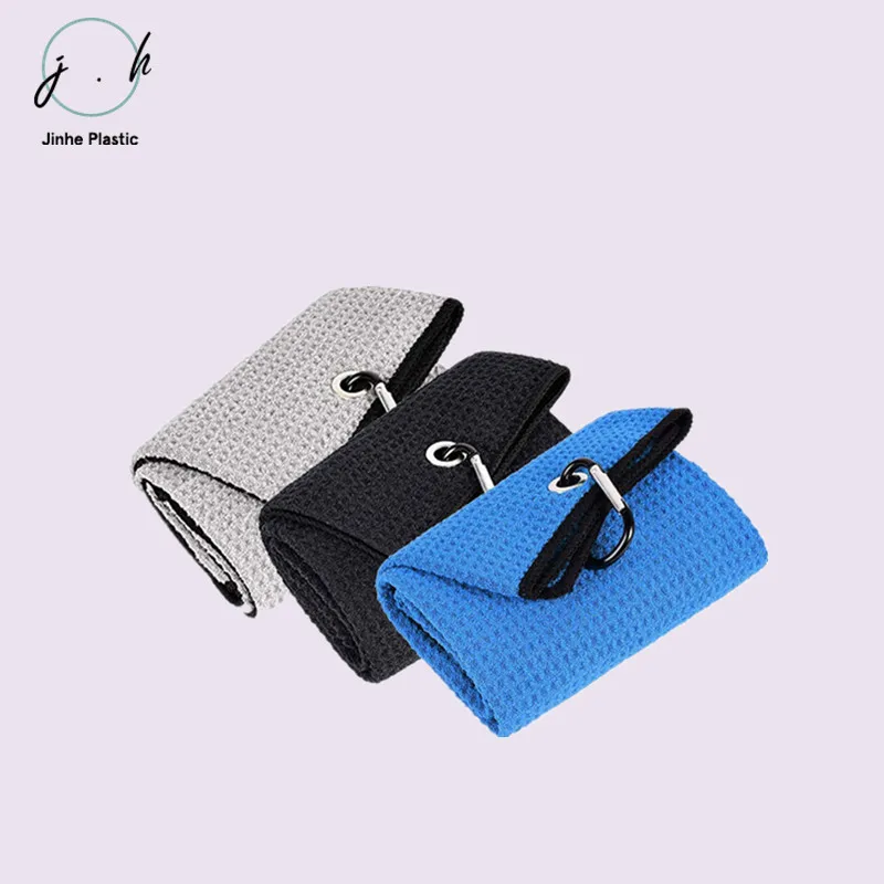 

High Quality Microfiber Golf Towel for Bags with Clip