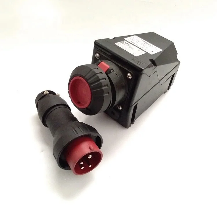 Explosion-proof and anticorrosive connector Explosion-proof and anticorrosive socket plug Five-core connector 16a 32a