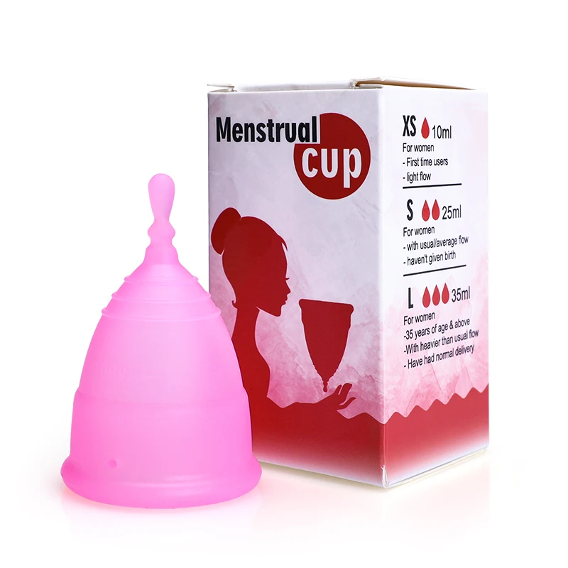 

Custom New Design Reusable Sterilizer Set Copa Menstrual Organic Wash Gas Rubber Menstrual Cups, Pink, purple, green, blue, yellow,back ,white,or customized