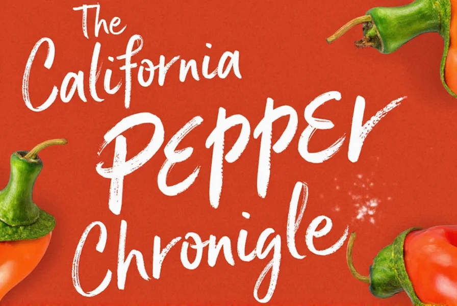 Assorted California Peppers Display