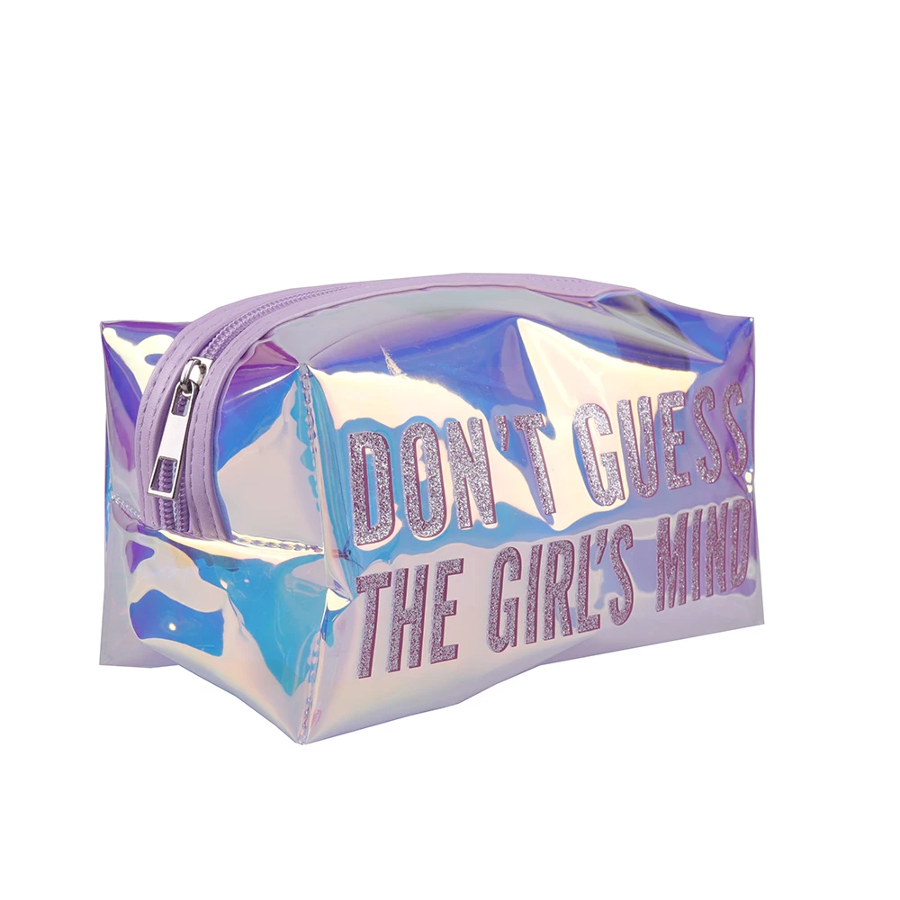 

Manufacturer customized cheap gift cosmetic bag Laser Bag