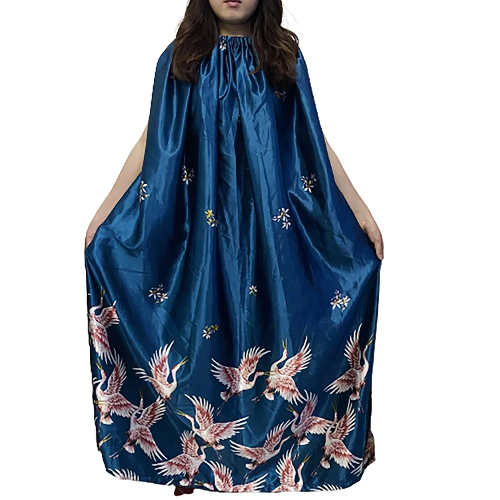 

Amason Hot Sell Yoni Steam Gown Bulk V Steam Gown Breathable Imitated Silk Yoni Steam Gown, Blue