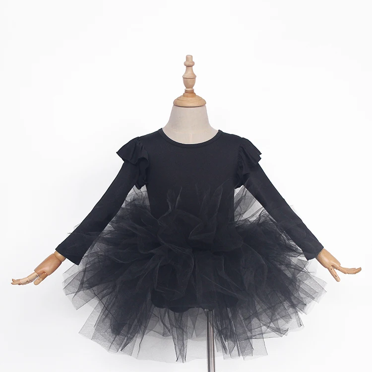 

Amazon designs baby black ballet tutu autumn winter kids clothes fully dress child, Customize color
