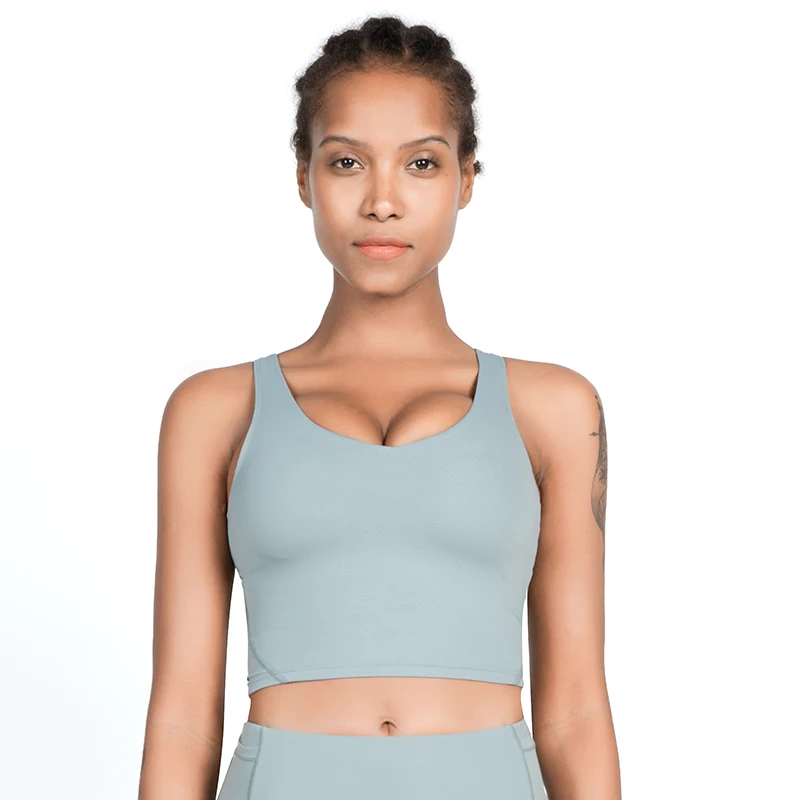 

2021 New Yoga Bra U-Shape Yoga Vest Double-Sided Grinding Running Fitness Women Wear