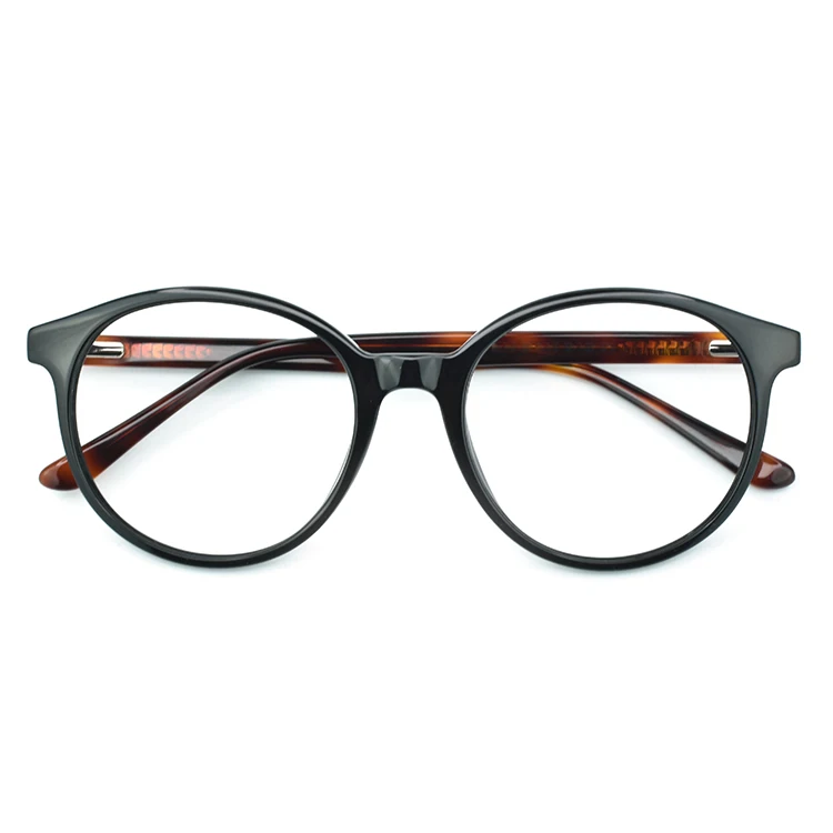 

High quality specialized acetate round 4 color Italia eyewear optical glasses frames in stock, 4 colors