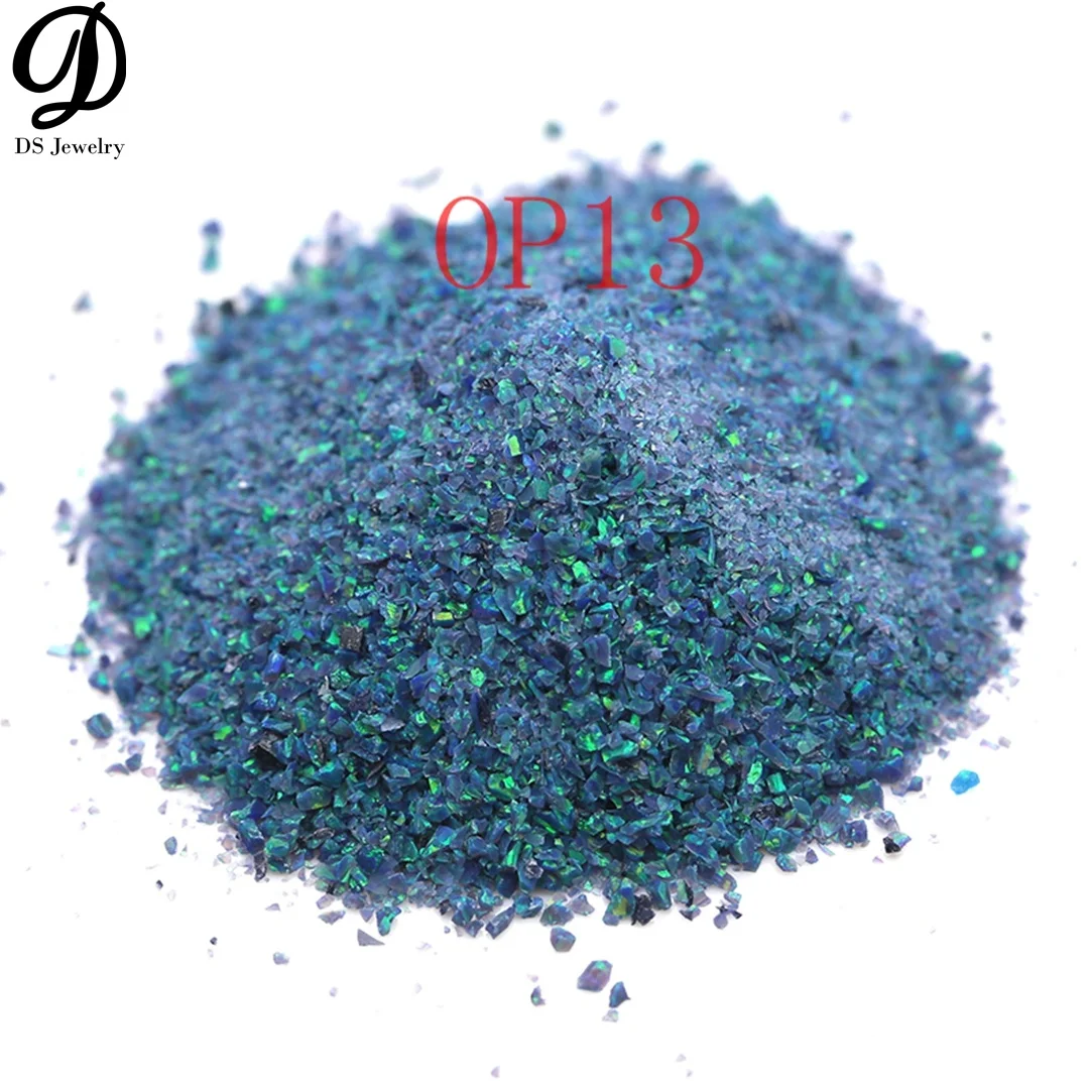 

Wholesale price Synthetic Opal Chip 1.5mm 160mesh Crush Opal for rings Belo opal